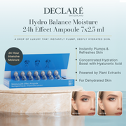 Declare Hydro Balance Moisture 24H Effect Ampoule 7x2.5ml-Beauty Affairs