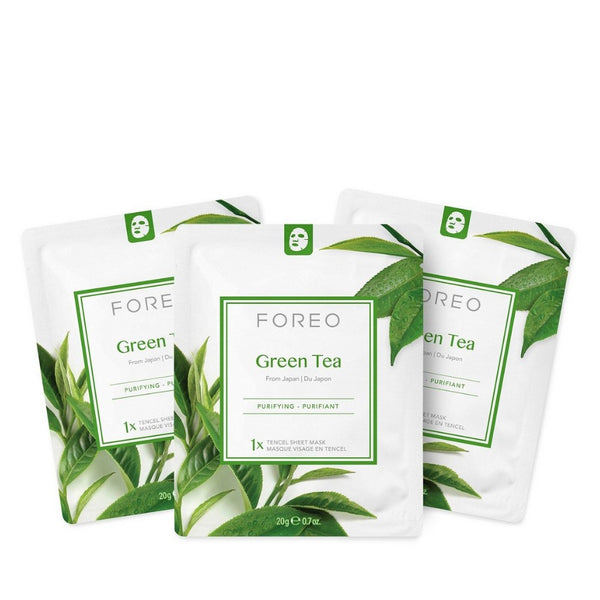 Foreo Green Tea Sheet Mask 20g x 3 sachets Foreo