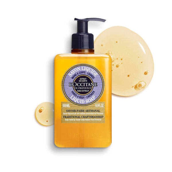 L'Occitane Shea Lavender Liquid Soap (500ml) - Beauty Affairs2