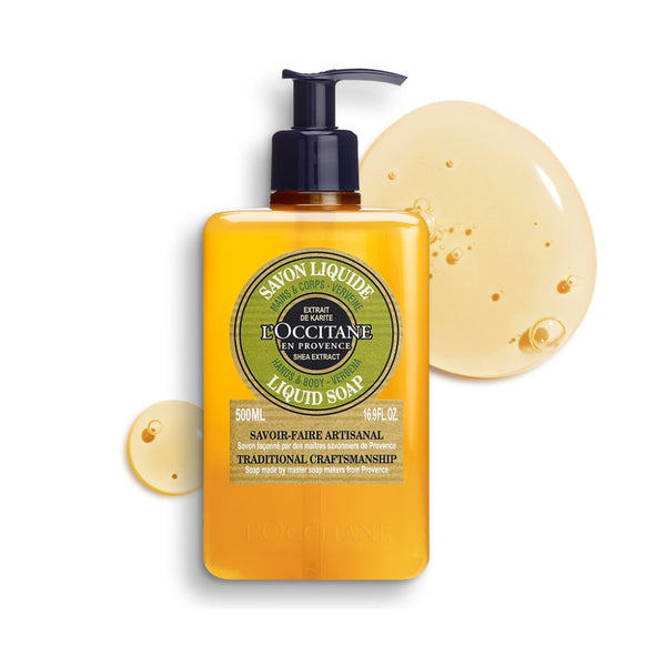 L'Occitane Shea Verbena Liquid Soap (500ml) - Beauty Affairs2